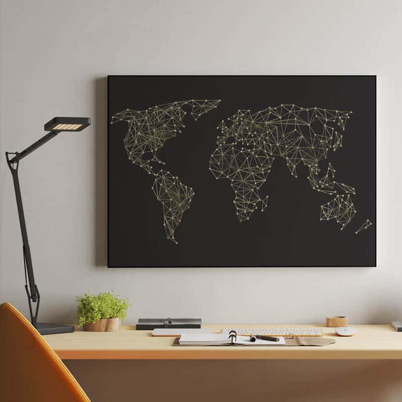 World Map Canvas thumbnail 2
