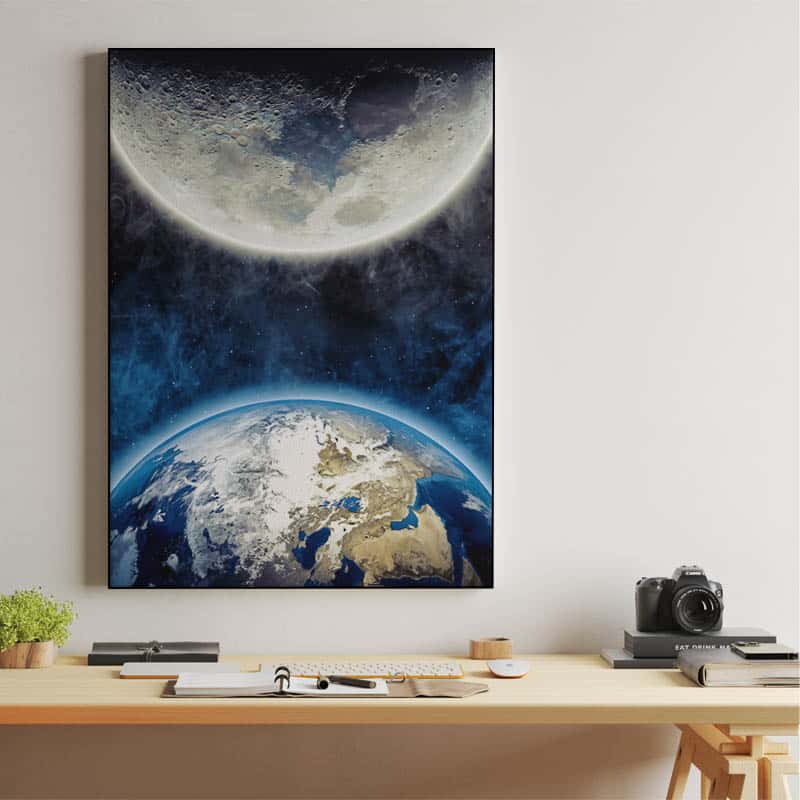 Earth and Moon thumbnail 2