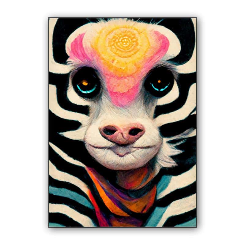 Zebras painting thumbnail 1