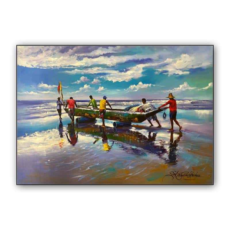 Product fishermen and boat thumbnail 1