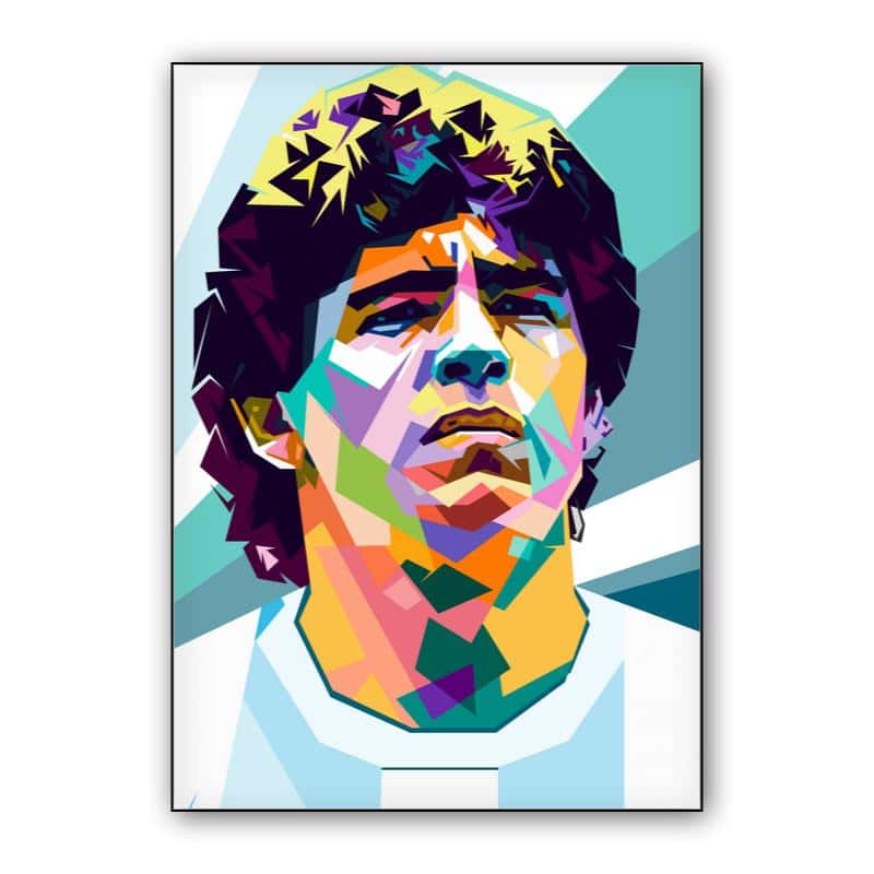 Diego Maradona pop art thumbnail 1