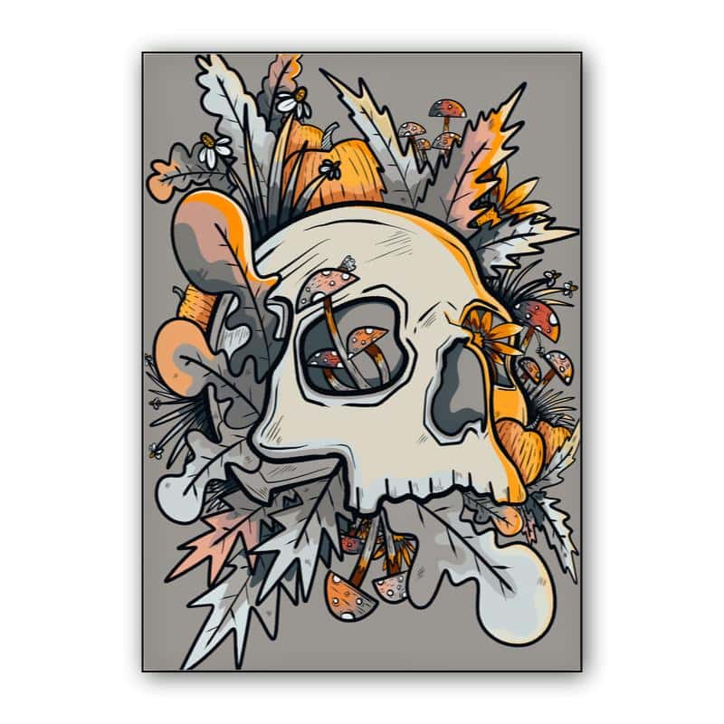 Mushrooms and the skull thumbnail 1
