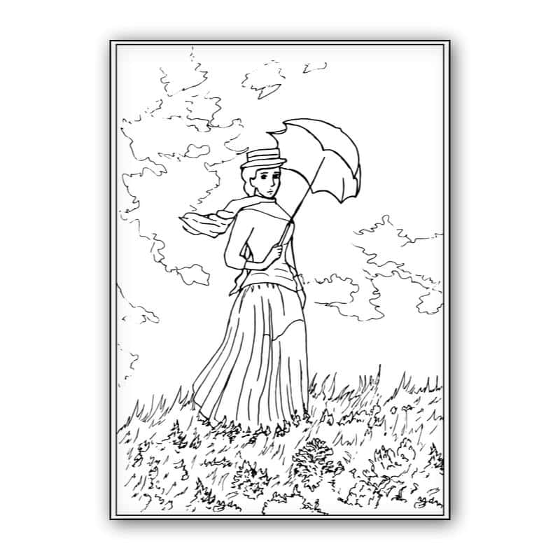 Woman with umbrella thumbnail 1
