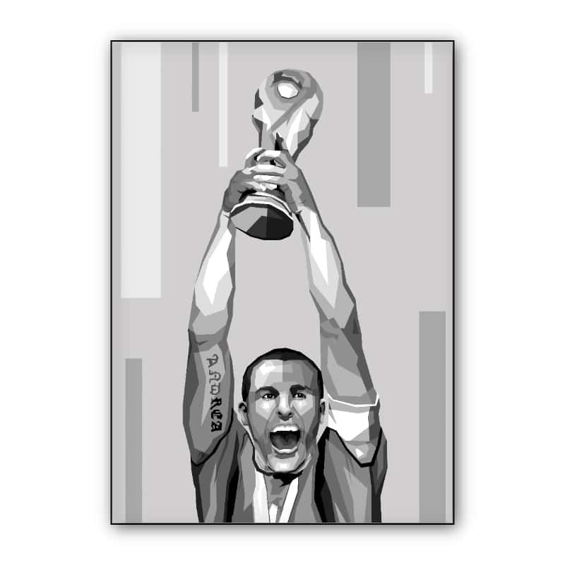 Fabio Cannavaro in black white classic  thumbnail 1