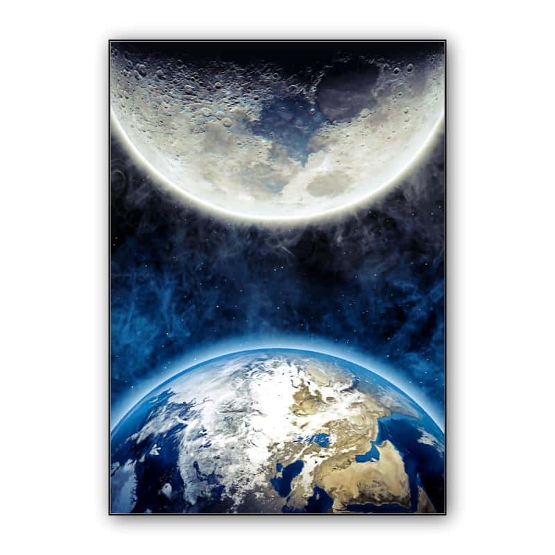 Earth and Moon thumbnail 1