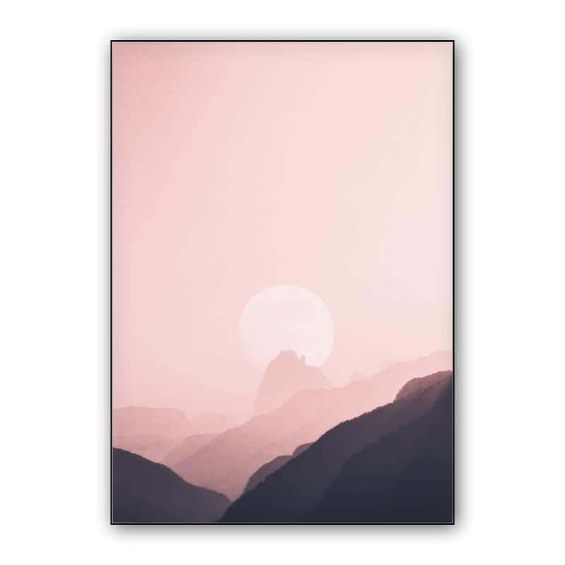 Pink Sunset Canvas thumbnail 1