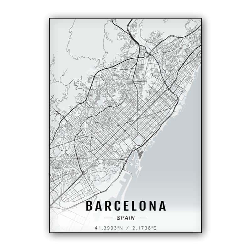 Barcelona map thumbnail 1