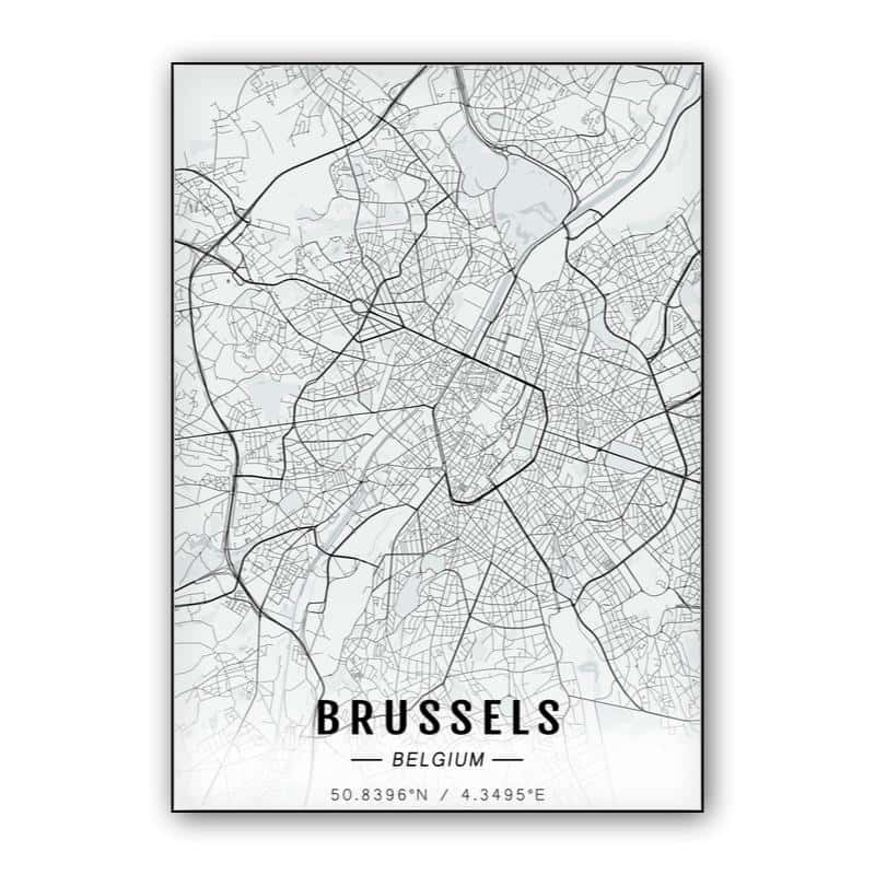 Brussels map thumbnail 1