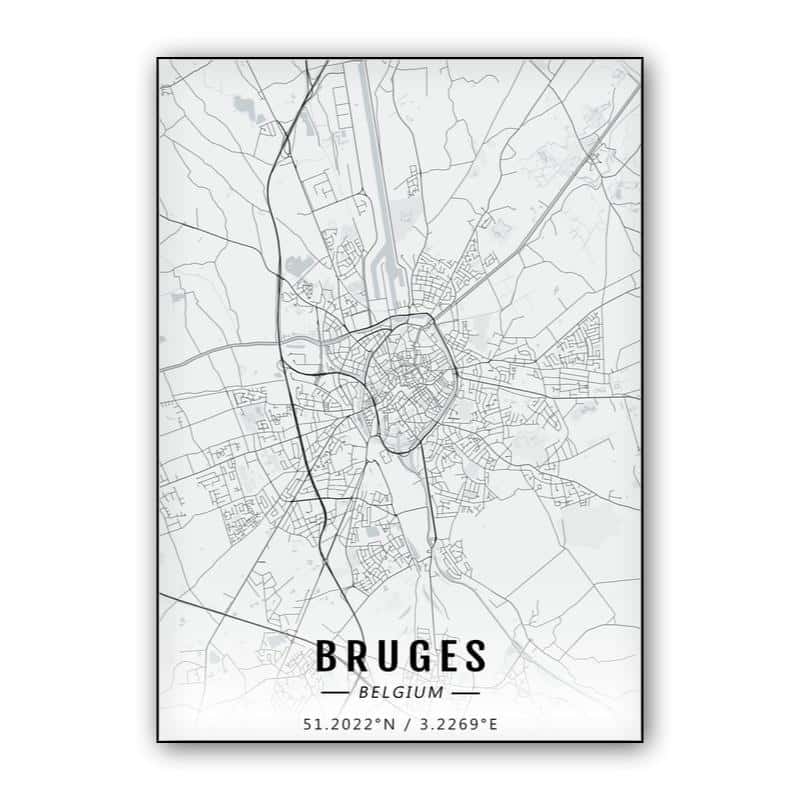 Bruges map thumbnail 1