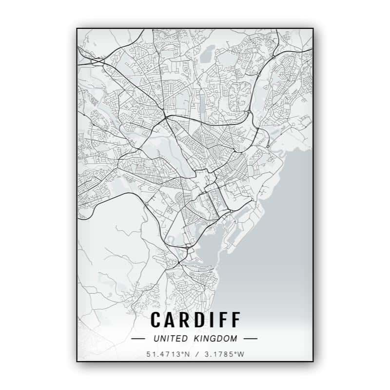 Cardiff map thumbnail 1