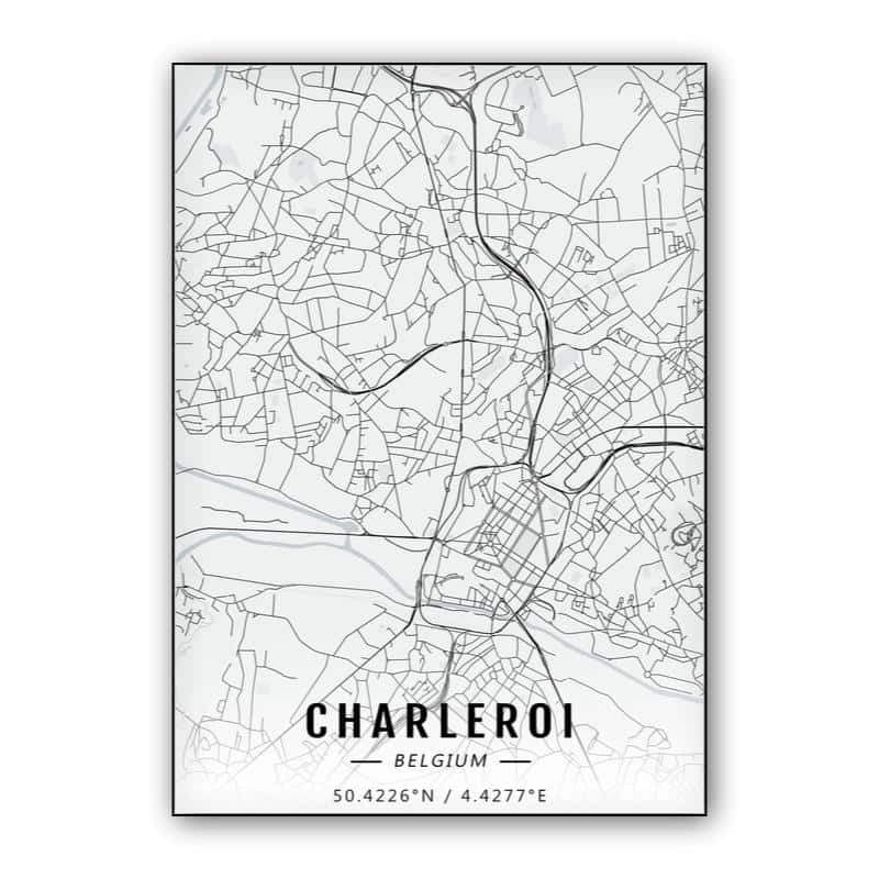 Charleroi map thumbnail 1