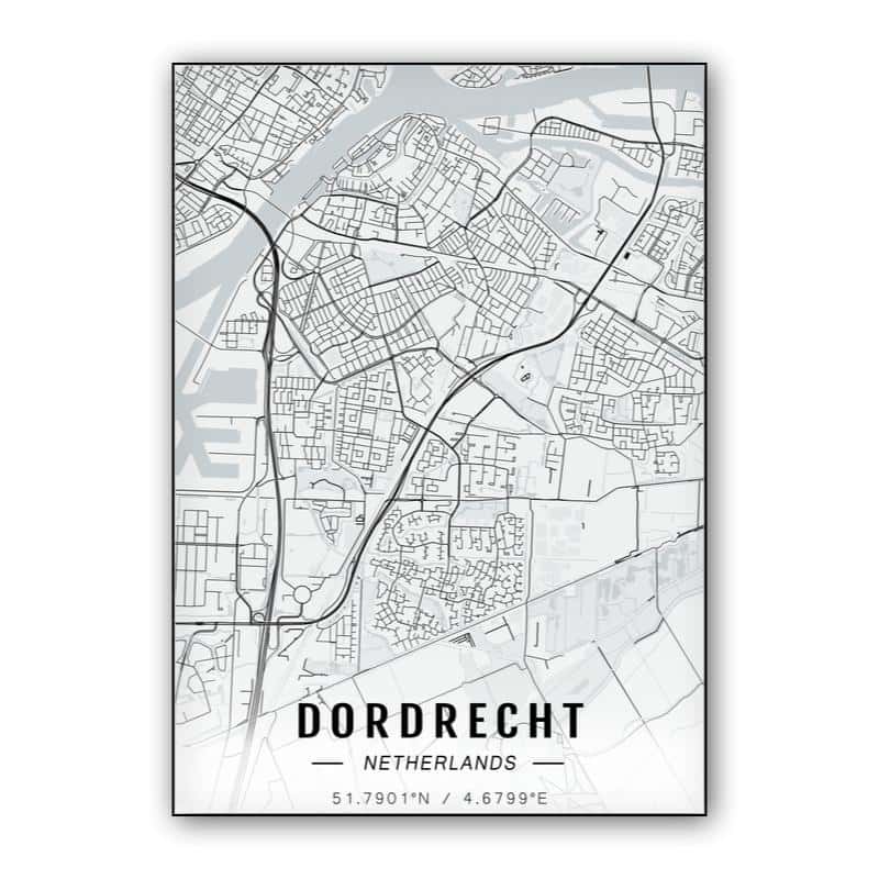 Dordrecht map thumbnail 1