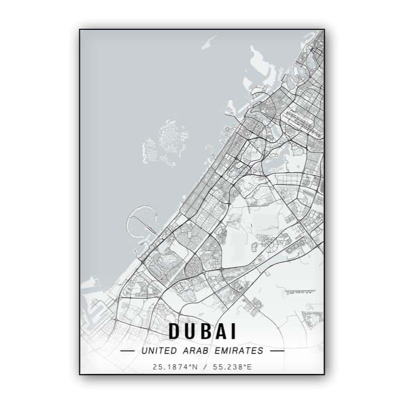 Dubai map thumbnail 1