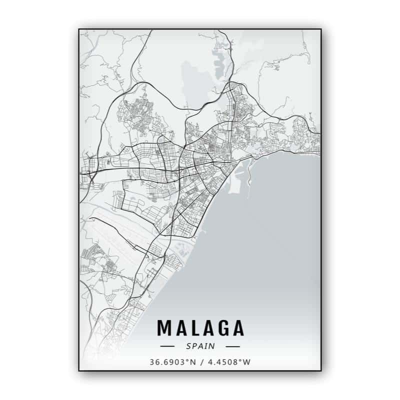 Malaga map thumbnail 1