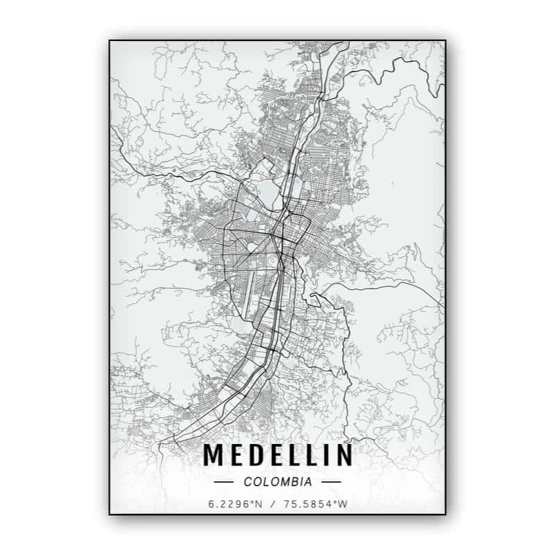 Medellin map thumbnail 1