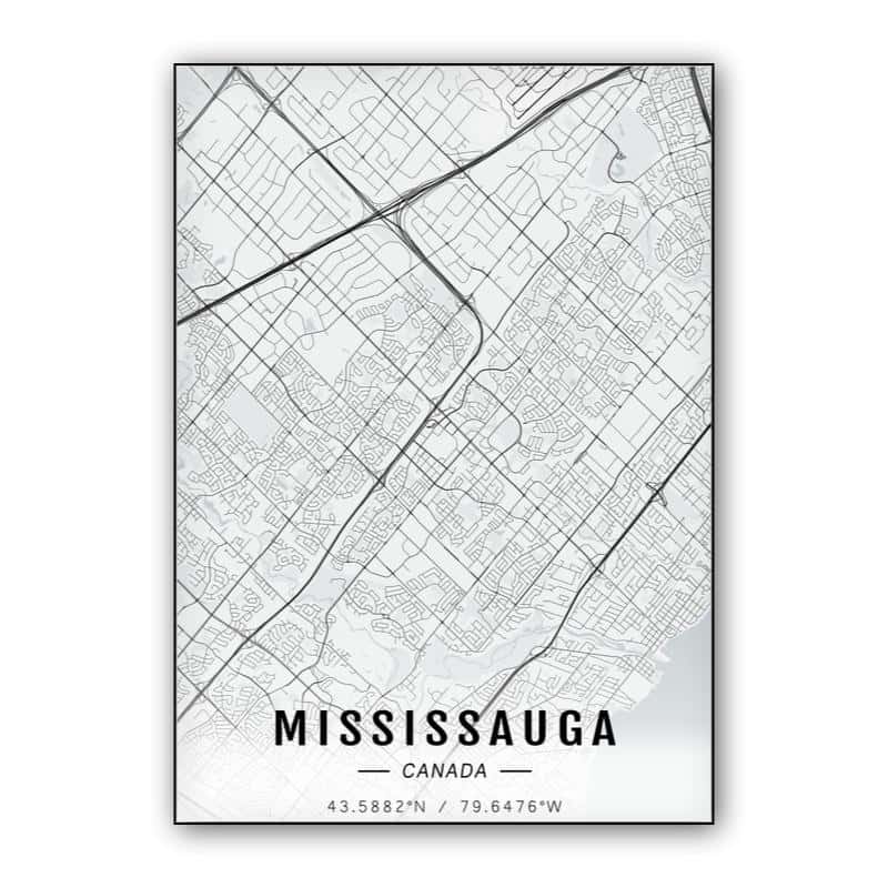 Mississauga map thumbnail 1