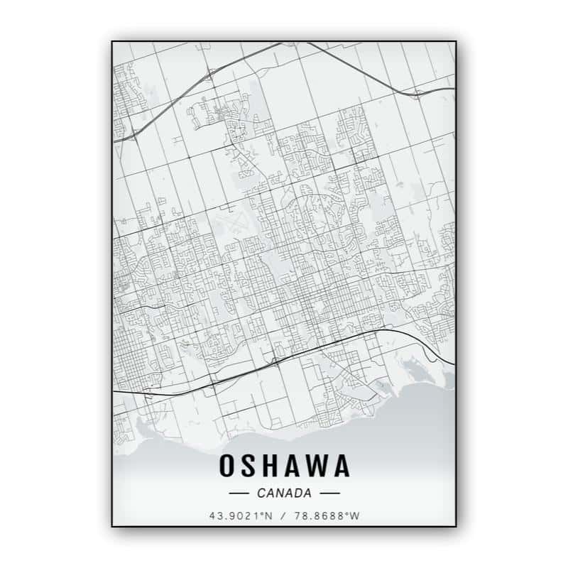 Oshawa map thumbnail 1