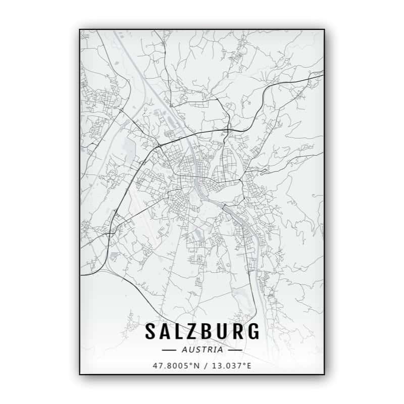 Salzburg map thumbnail 1