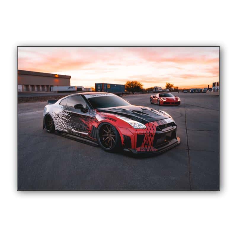 Nissan GT-R R35 & Ferrari 488 thumbnail 1