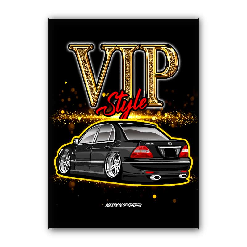 Lexus LS430 VIP Style CARtoon CARicature thumbnail 1