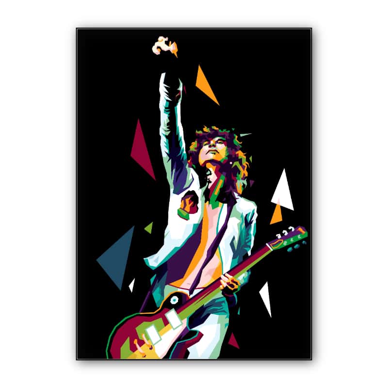 Jimmy Page in fantastic illustration thumbnail 1