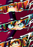 Anime Boku No Hero in wpap pop art thumbnail 5