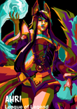 Ahri League Of Legend in pop art thumbnail 5