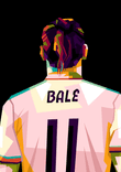 Gareth Bale in trend pop art thumbnail 5