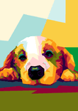Anime Pet Dog in cute pop art thumbnail 5
