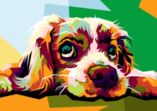 Anime Pet dog Sleepy cute thumbnail 5