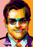 Elton John in amazing pop art thumbnail 5