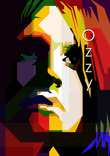 Ozzy Osbourne Pop Art WPAP Portrait thumbnail 5