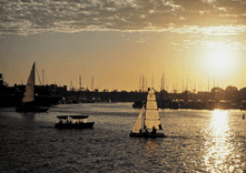 Boats at sunset thumbnail 5