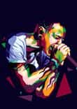 Chester Bennington in illustration thumbnail 5
