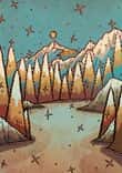 Winter of gold and blue thumbnail 5