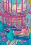 Room of cats and nature thumbnail 5