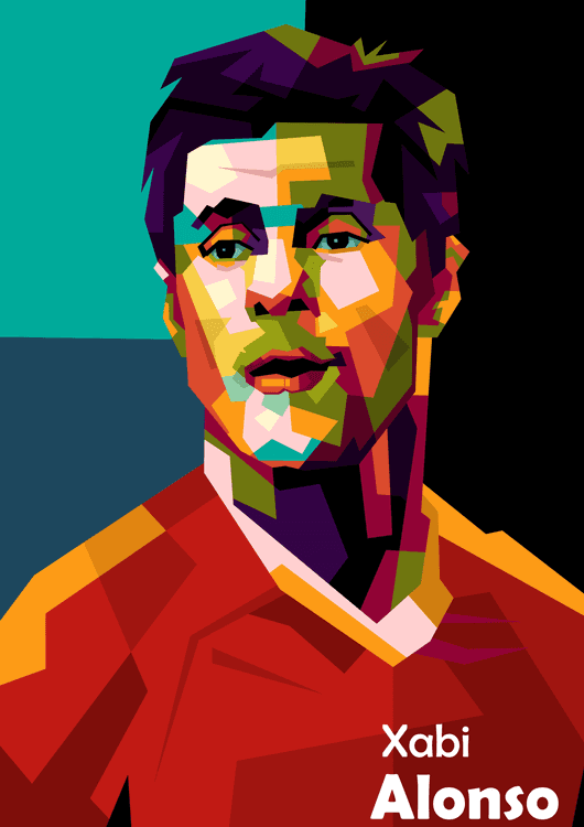 Xabi Alonso in amazing pop art preview