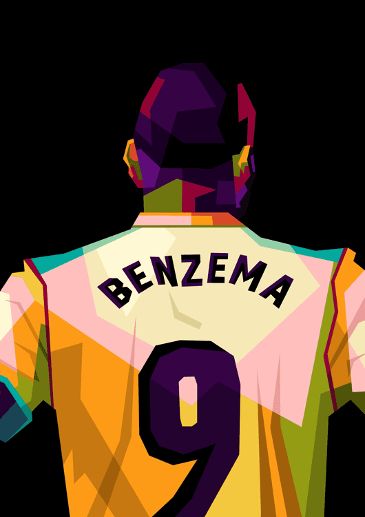 Amazing Pop art Karim Benzema preview