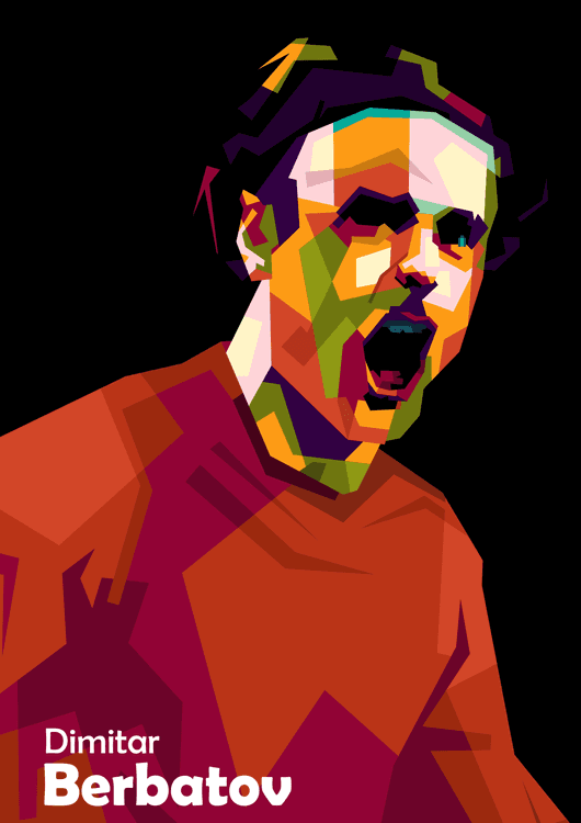 Dimitar Berbatov in top Pop art preview
