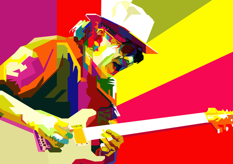Carlos Santana Pop Art WPAP preview
