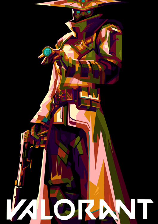 Chyper Valorant in wpap pop art preview