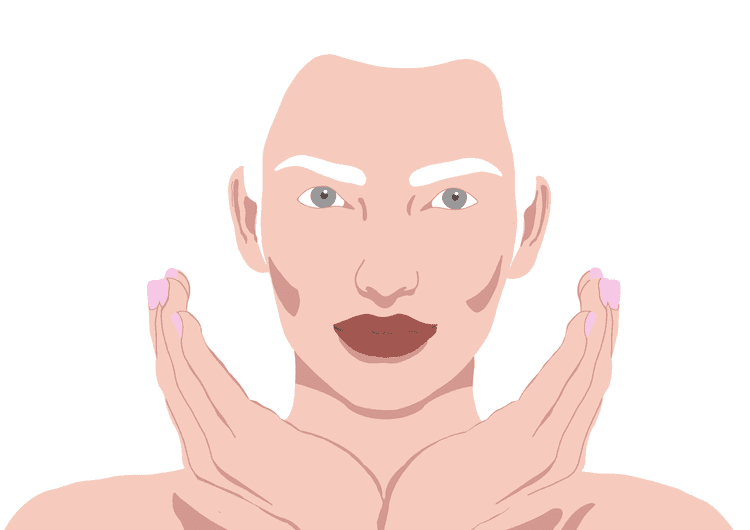 Futurist woman portrait preview