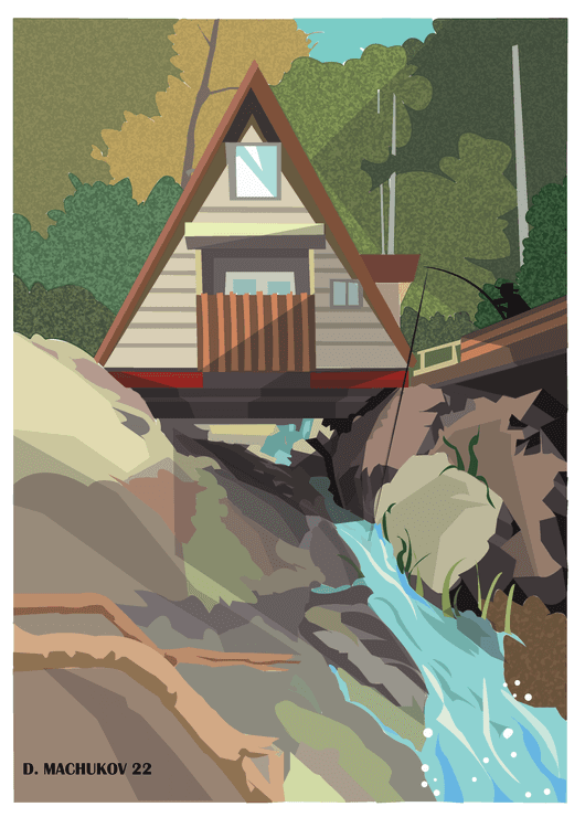 My childhood cabin in the woods preview
