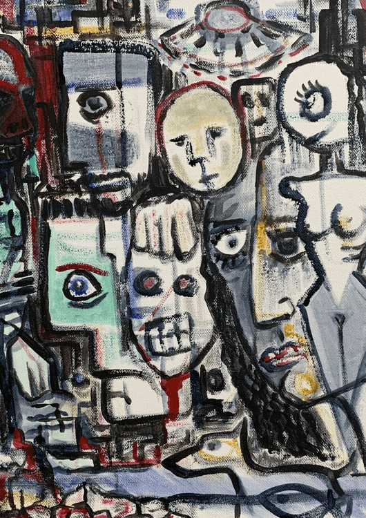 Abstract crowd preview