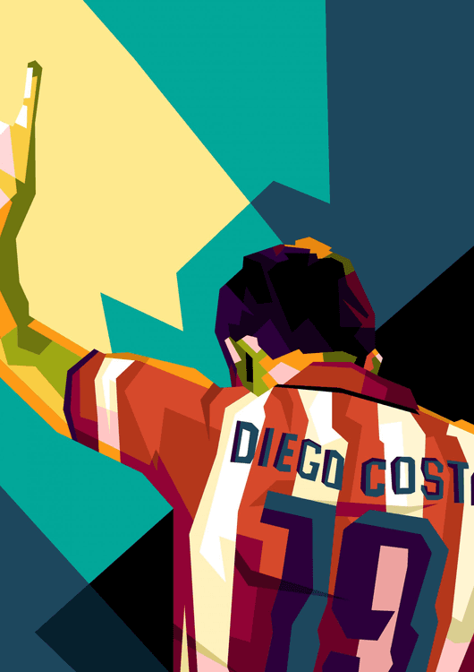 Diego Costa amazing pop art preview