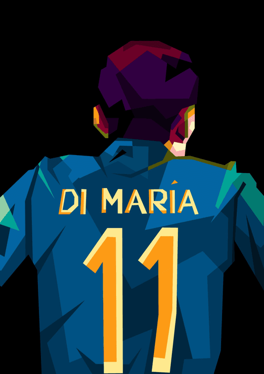 Angel Dimaria in wpap pop art preview