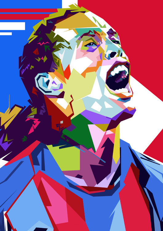 Ronaldinho pop art preview
