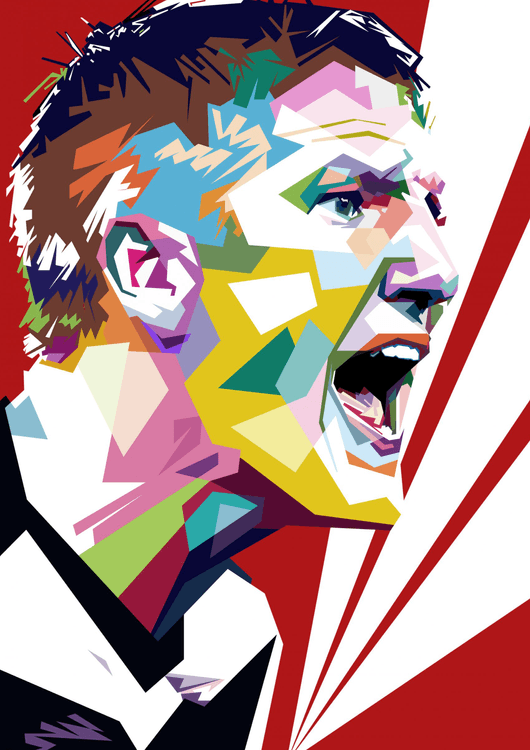 Bastian Schweinsteiger in wpap pop art preview
