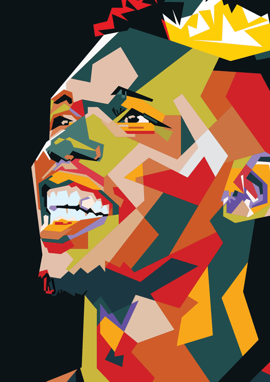 Paul Pogba in wpap pop art preview