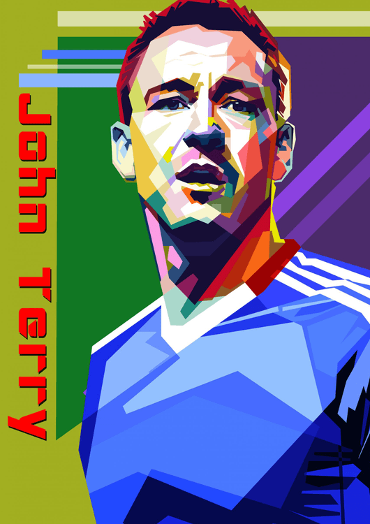 John Terry in wpap pop art preview